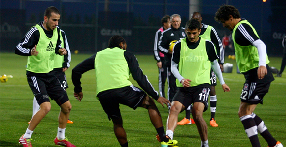 Beşiktaş\'ta İkinci Yarı Hazırlıklarına Devam Etti