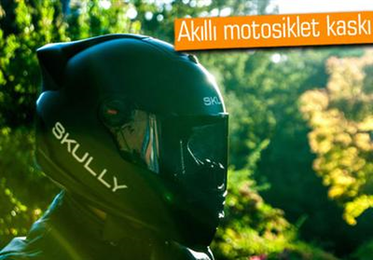 İnteraktif Ekranlı Skully P1 Motosiklet Kaskı
