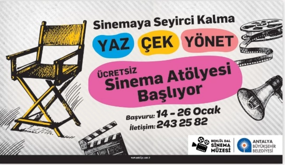 Behlül Dal Sinema Müzesi\'nde Sinema Atölyesi Başlıyor