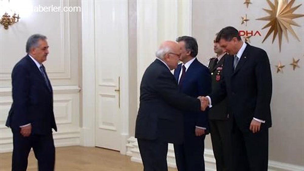 Dha Ankara: Cumhurbaşkanı Gül Slovenya Cumhurbaşkanı Pahor\'u Yemekte Ağırladı