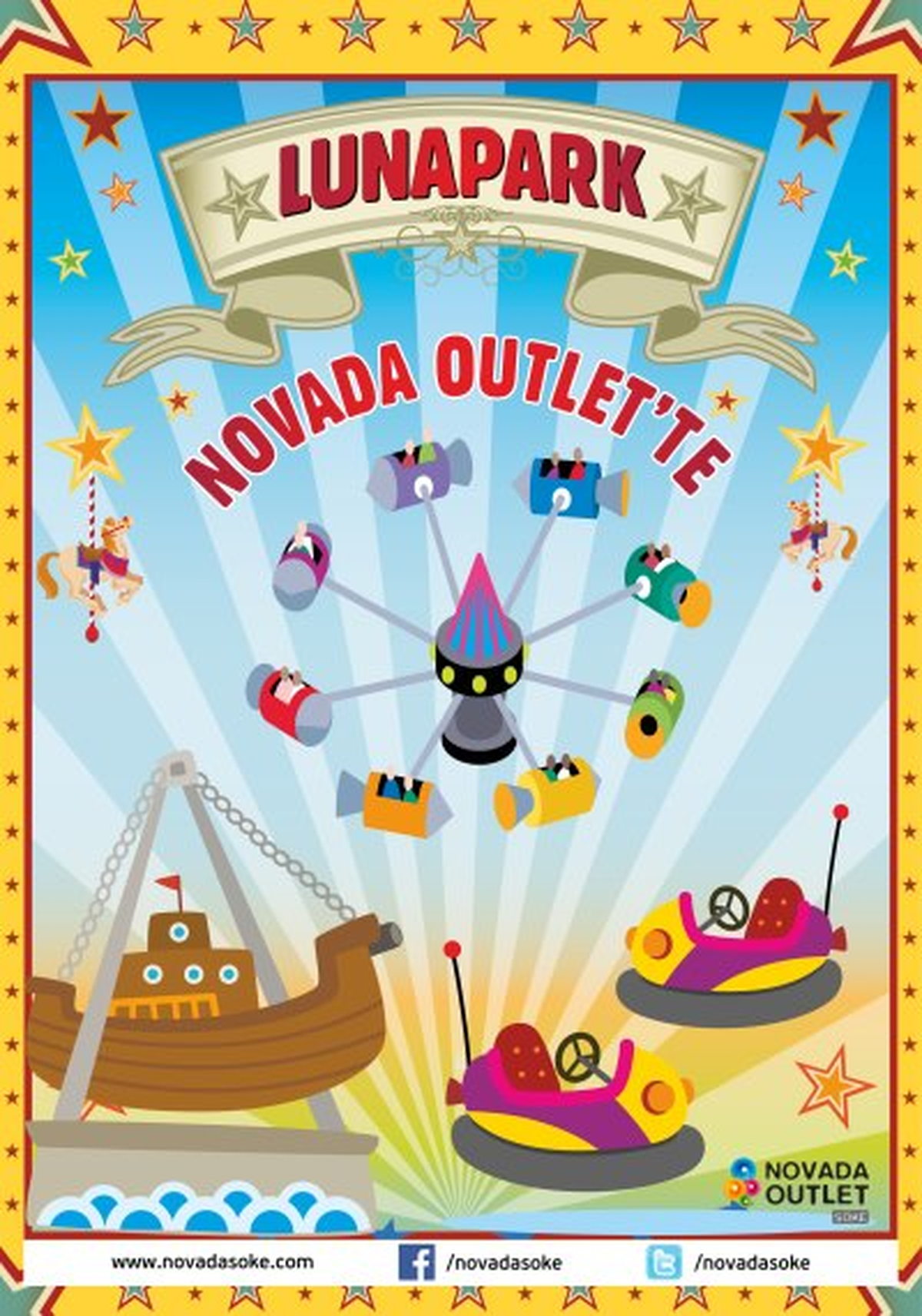 Novada Outlet Söke\'de Lunapark Keyfi Başladı