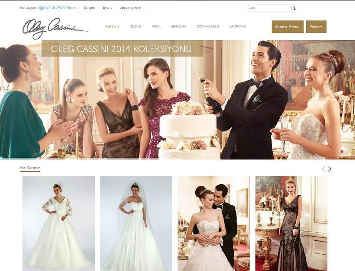 Oleg Cassini Şıklığı Şimdi Tek Tıkla Kapında