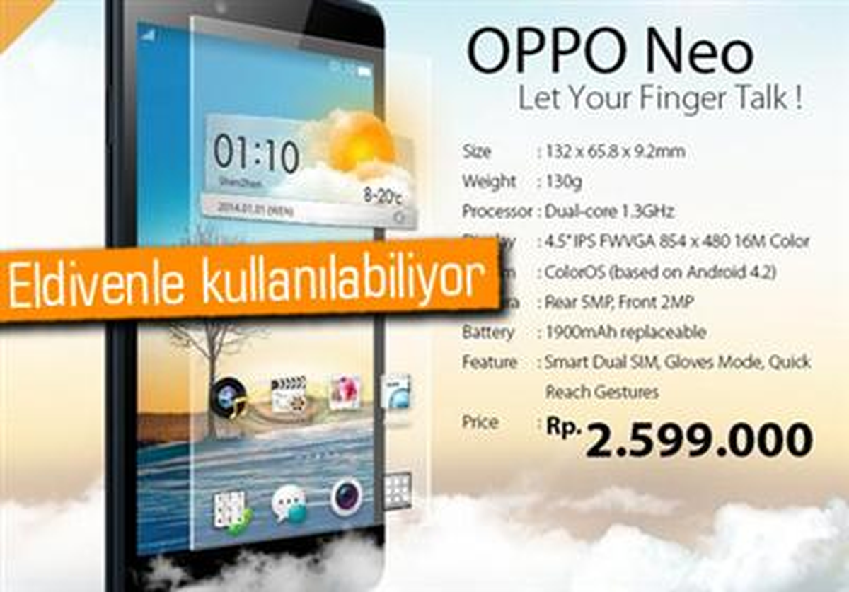 Oppo Neo Telefonu Tanıtıldı