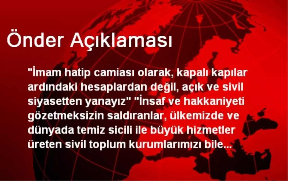 Önder Açıklaması