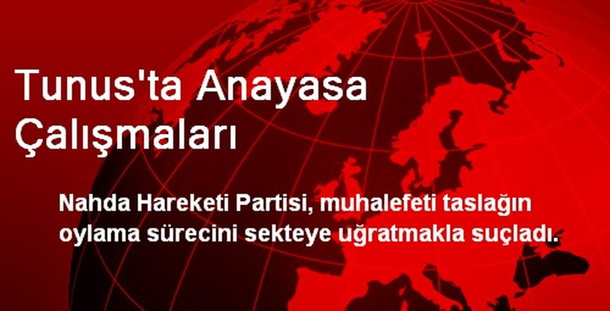 Tunus\'ta Anayasa Çalışmaları