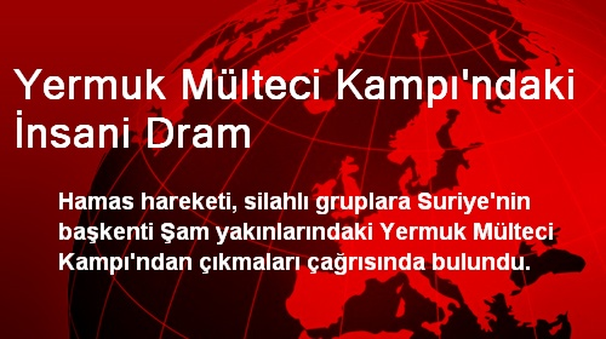 Yermuk Mülteci Kampı\'ndaki İnsani Dram