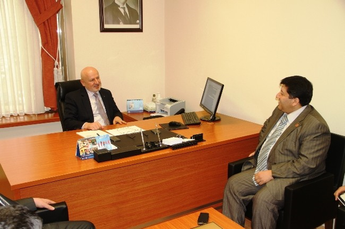 TÜMSİAD\'dan Sanko Rektörüne Ziyaret