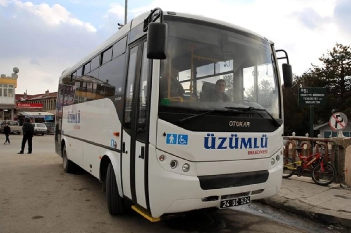 Üzümlü Belediyesi Yeni Halk Otobüsü Aldı