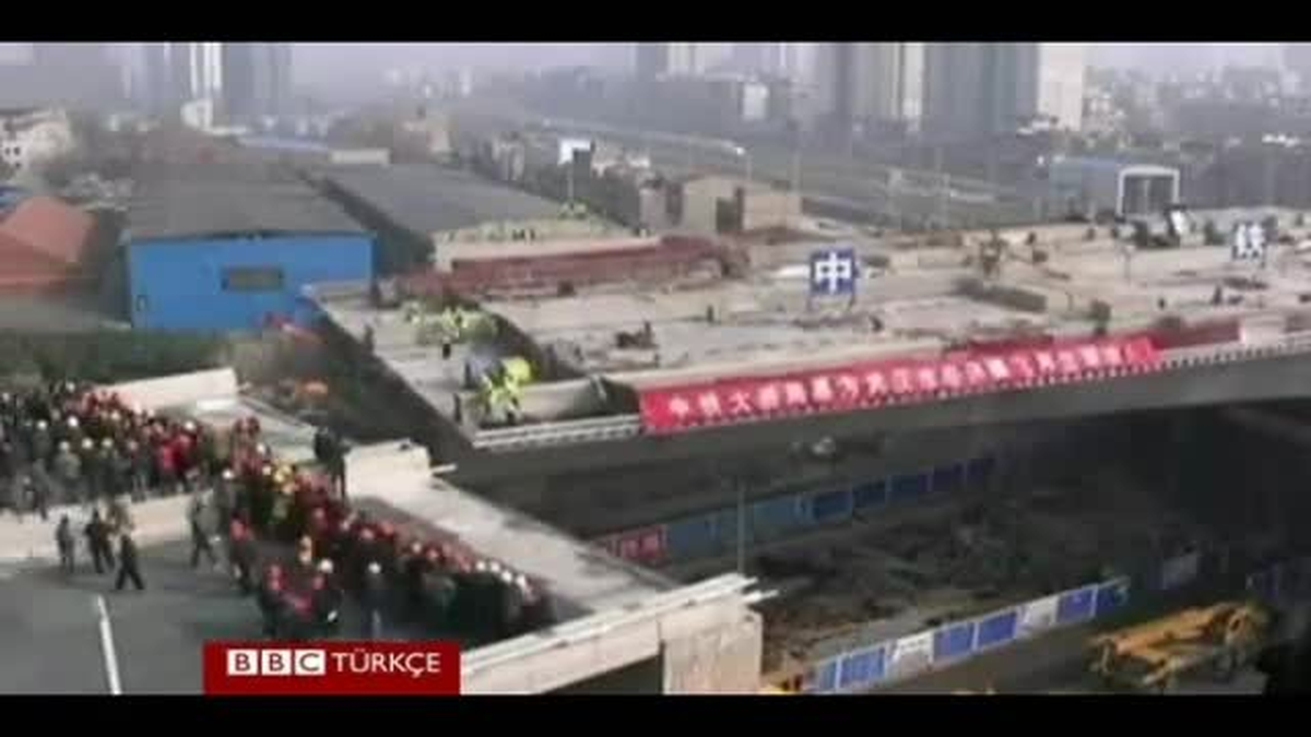 250 Metrelik Viyadüğün 51 Dakikalık Manevrası