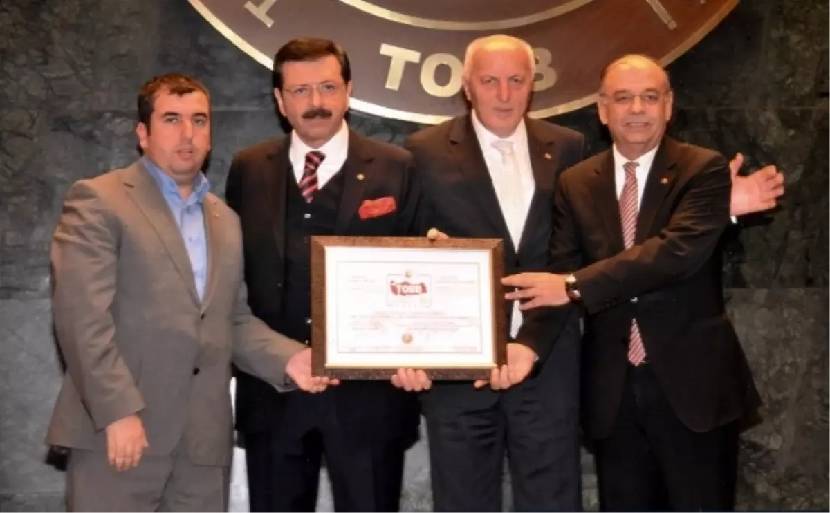 Adaso'ya Yenilenen 'Akredite Oda Belgesi' Törenle Verildi