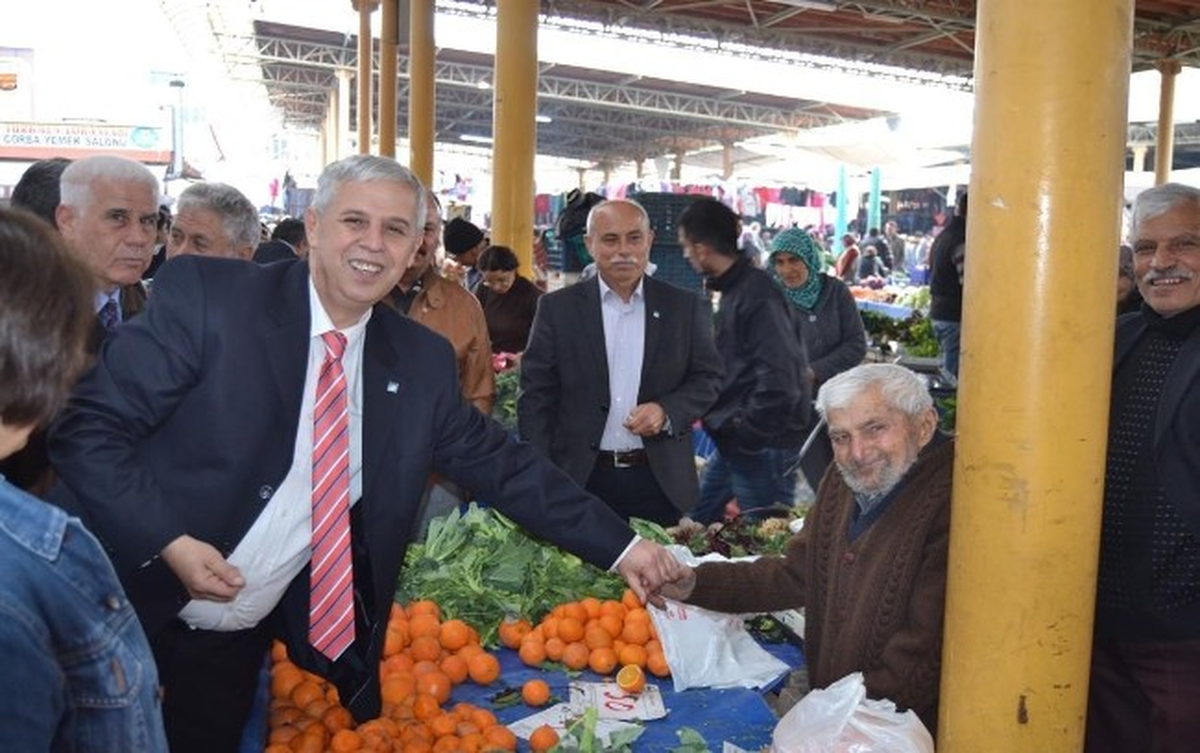 Başkan Adayı Süleyman Toyran Çarşı-Pazar Geziyor