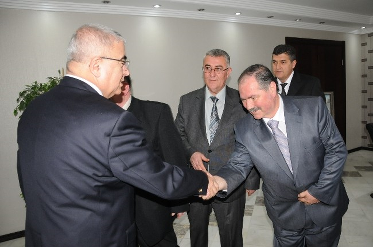 Çorlu Kahveciler Odası\'nın Yeni Yönetiminden Baysan\'a Ziyaret