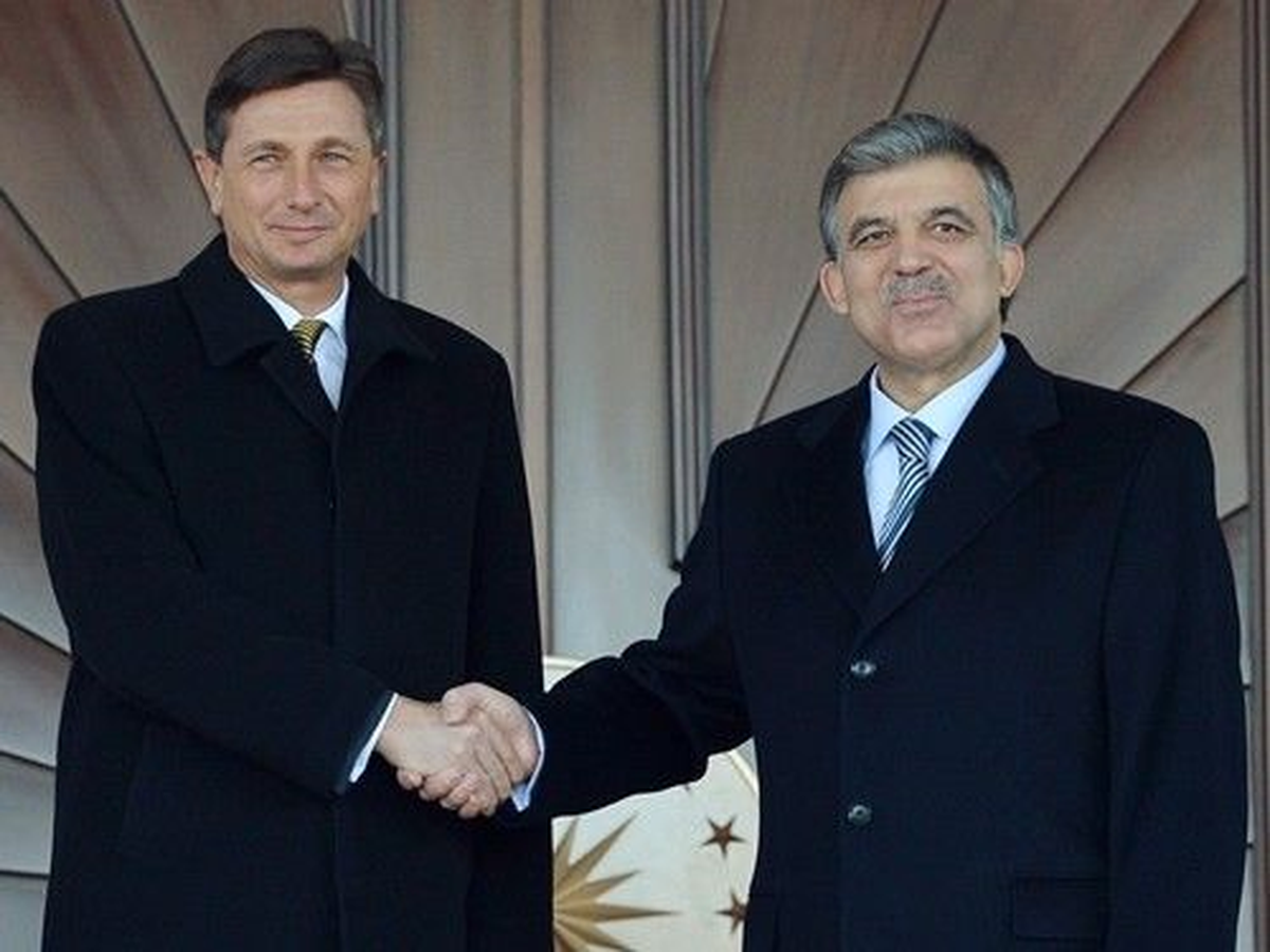 Cumhurbaşkanı Gül, Slovenya Cumhurbaşkanını Yemekte Ağırladı