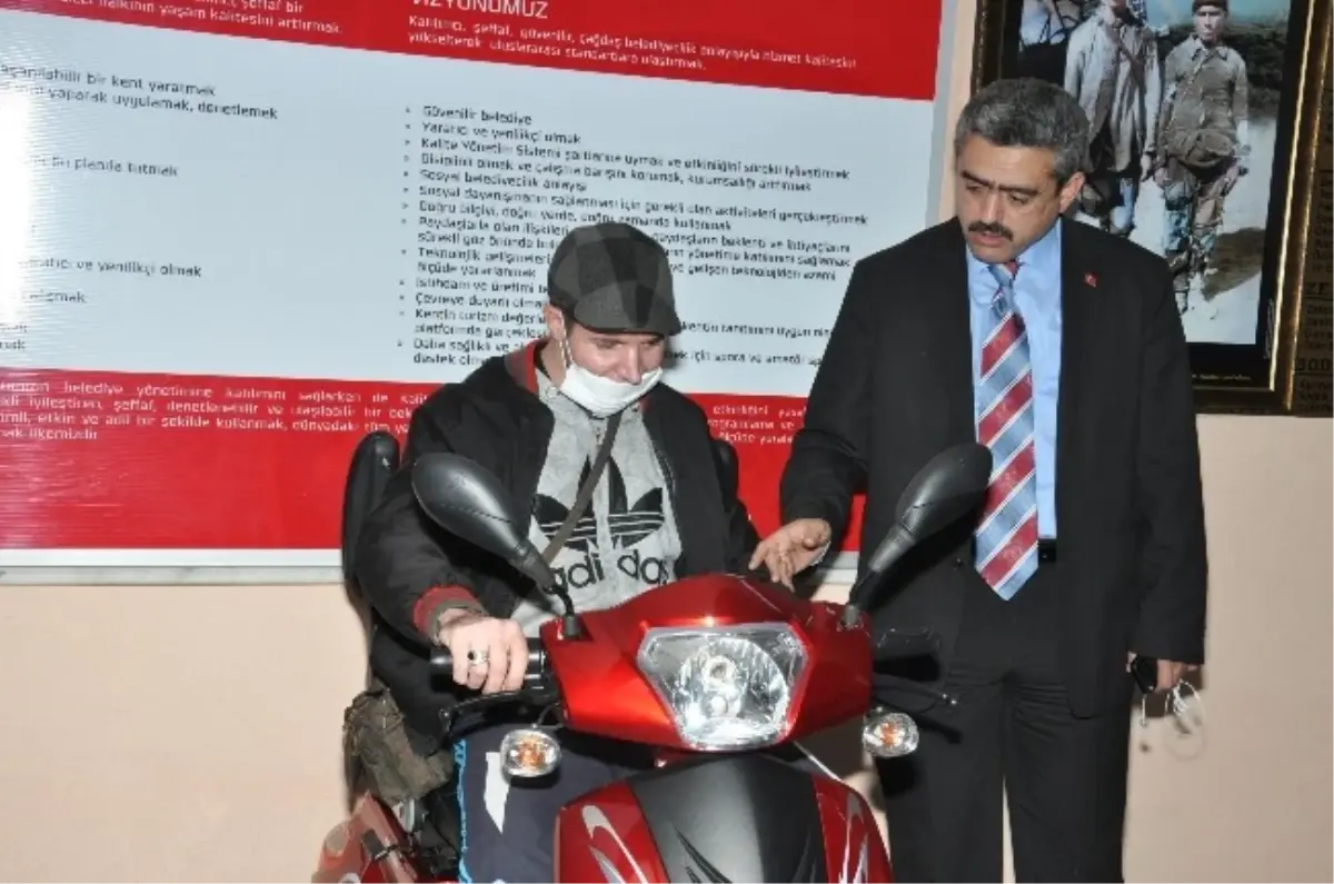 Engelli Vatandaşa Motobisiklet