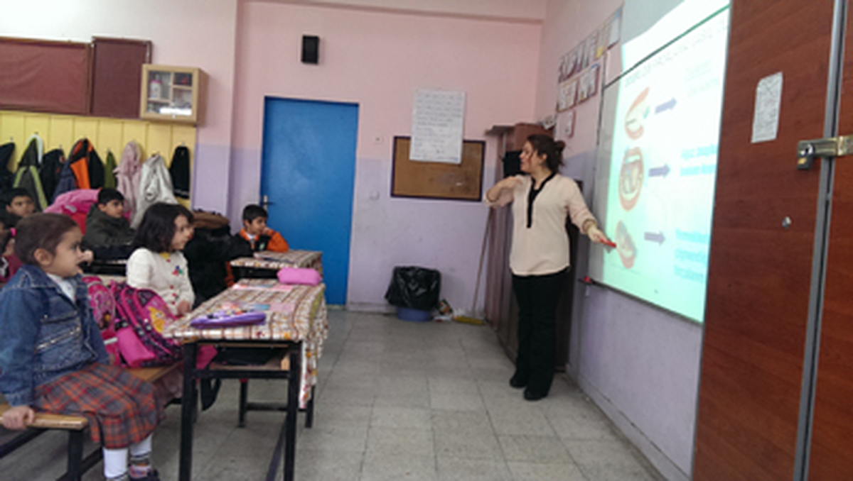 Hemşirelik Bölümü Öğrencilerinden İlkokullara Hijyen Dersi