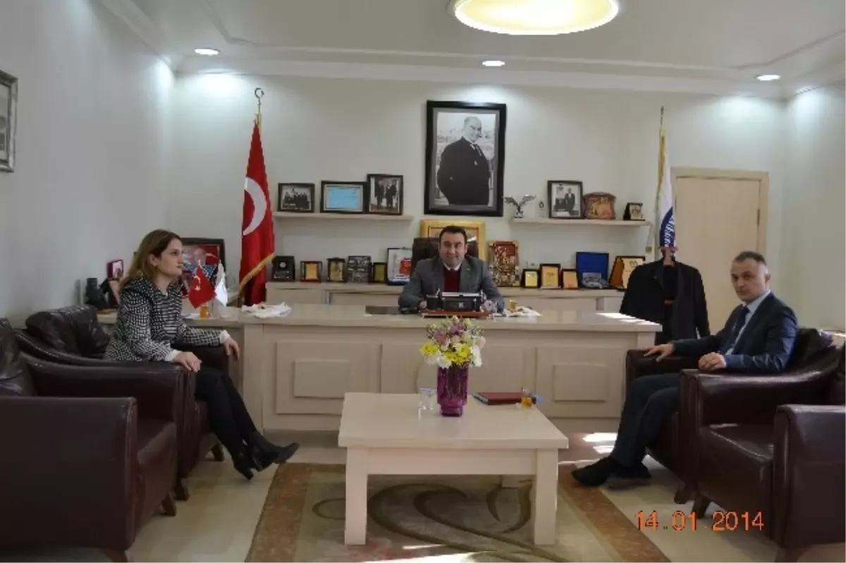 Kaymakam Kuzulu'dan Yücel'e İade-İ Ziyaret