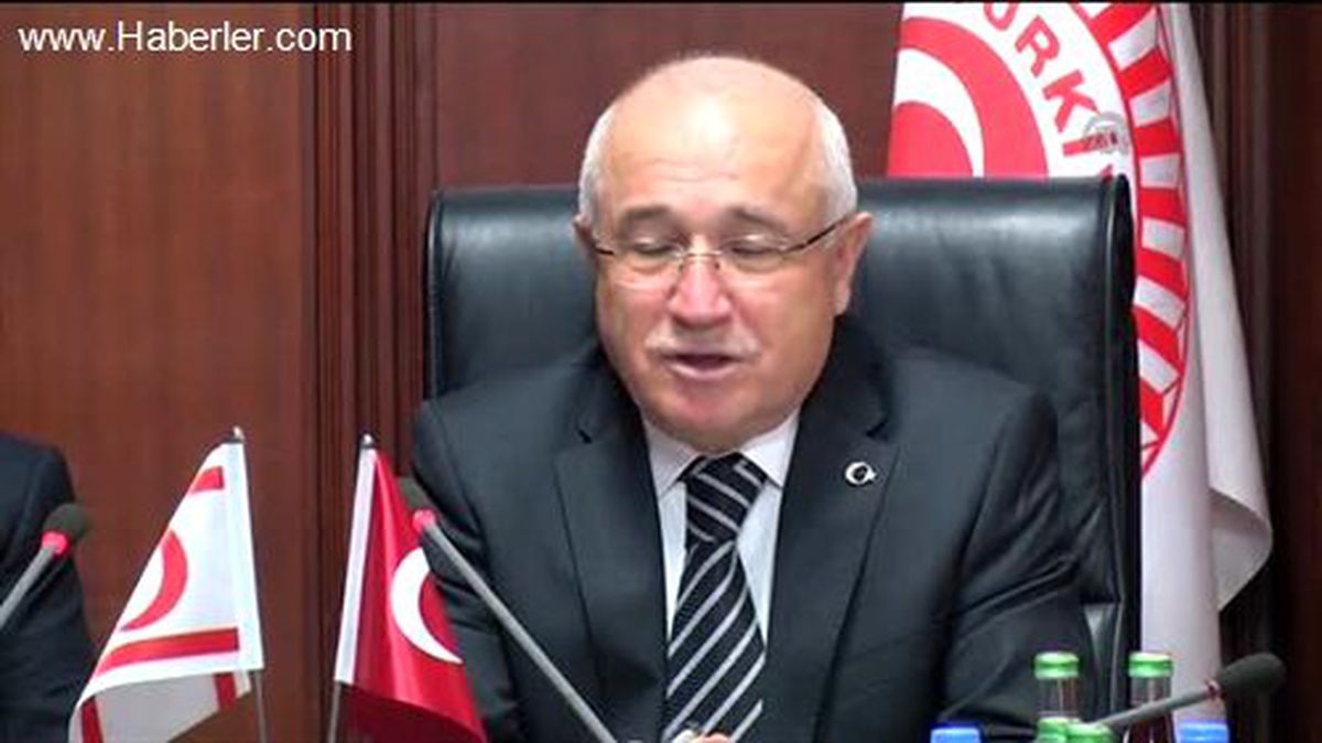 KKTC Cumhurbaşkanı Eroğlu, TBMM Başkanı Çiçek\'i ziyaret etti (2) -
