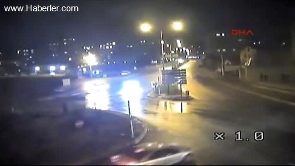 Mobese Kamerasına Yansıyan Kazalar