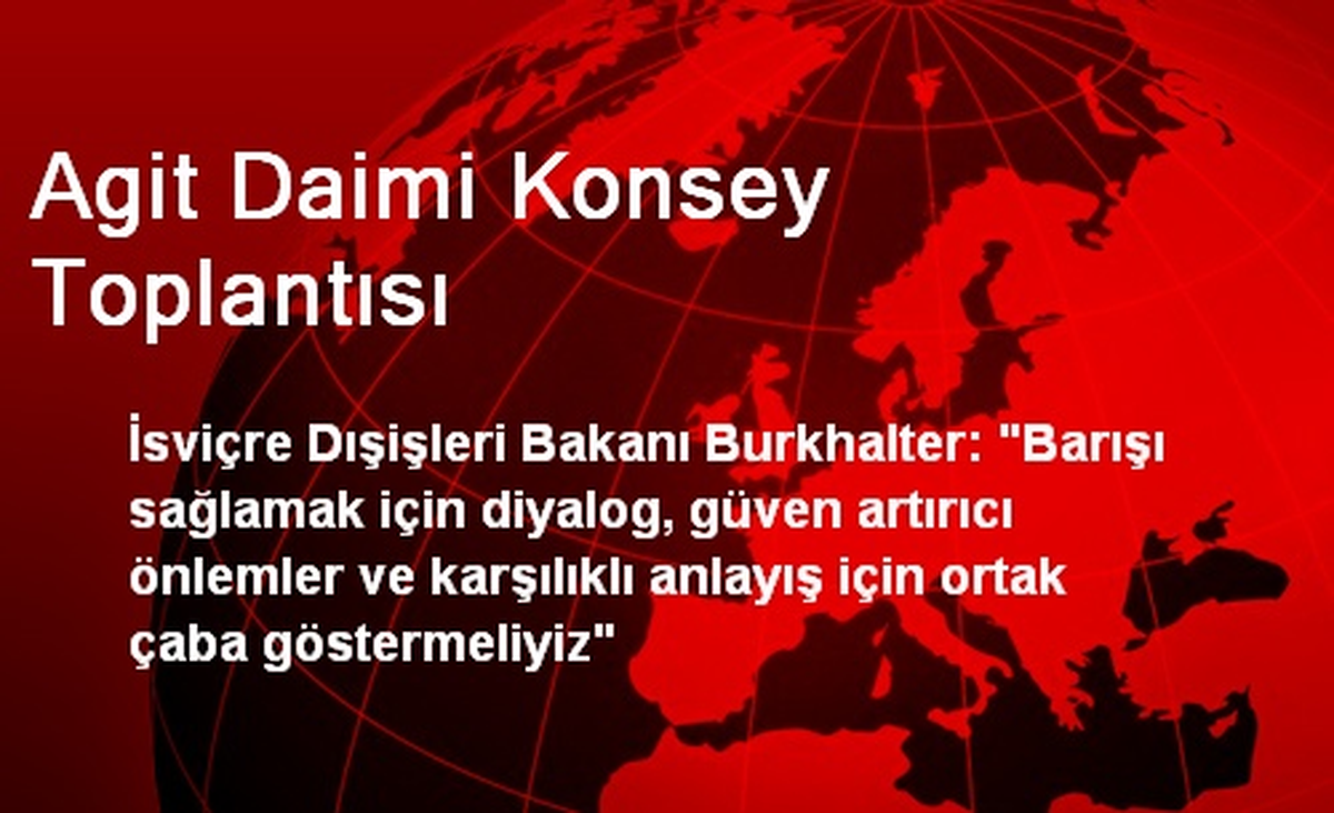 Agit Daimi Konsey Toplantısı