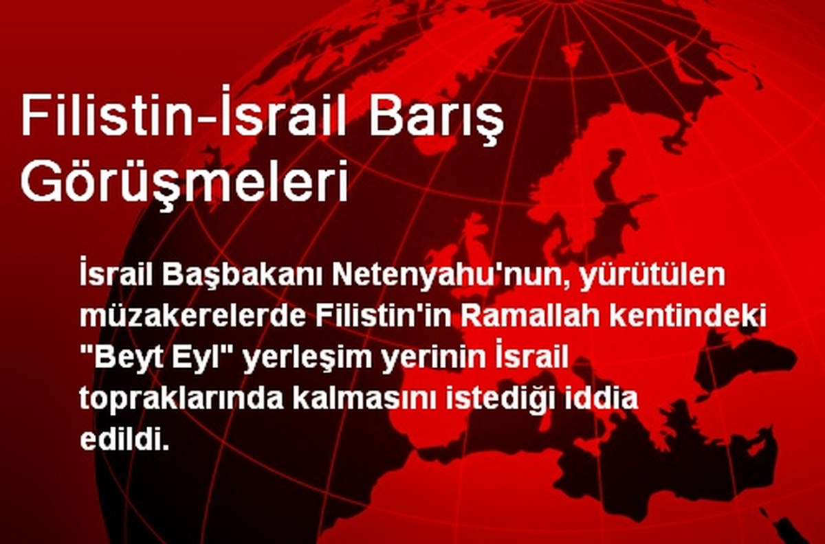 Filistin-İsrail Barış Görüşmeleri