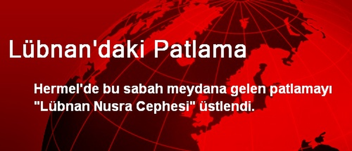 Lübnan\'daki Patlama