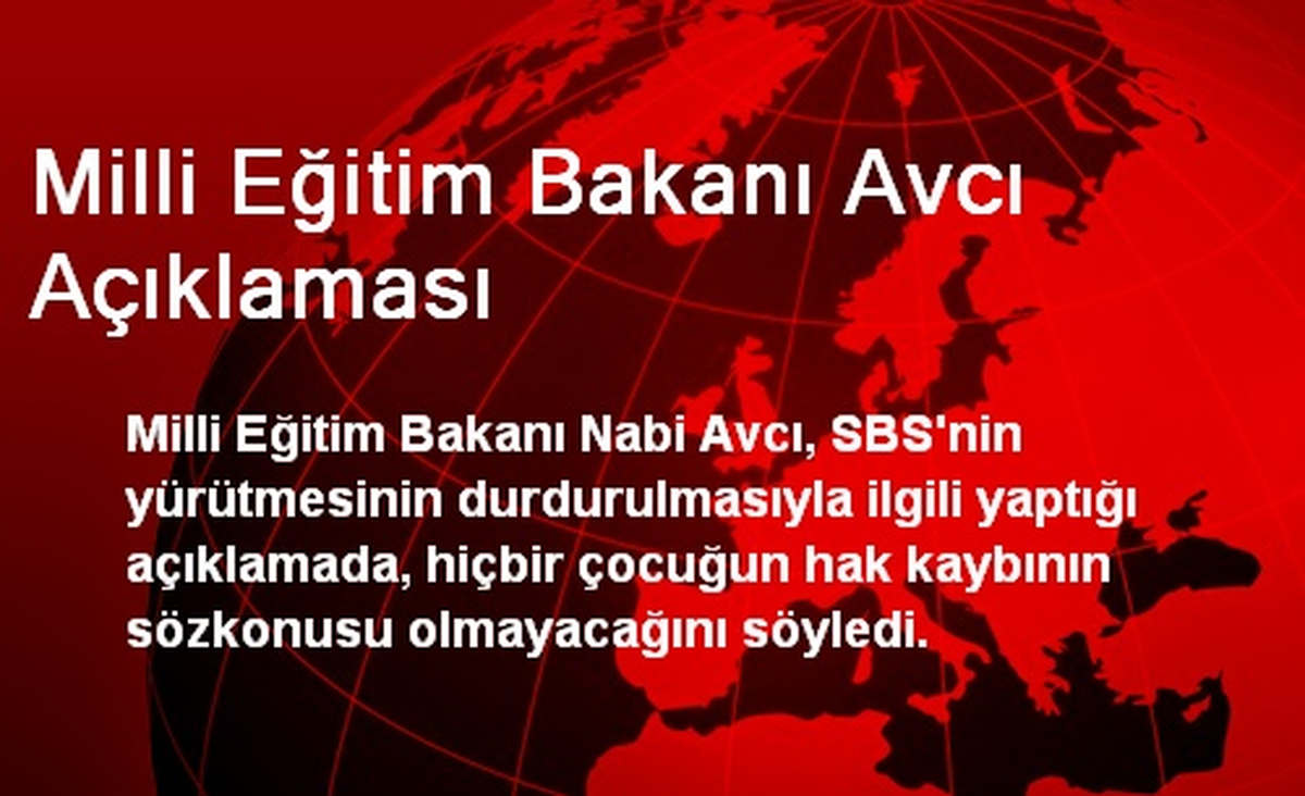 "Hiçbir Çocuğumuzun Hak Kaybı Söz Konusu Olmamıştır"