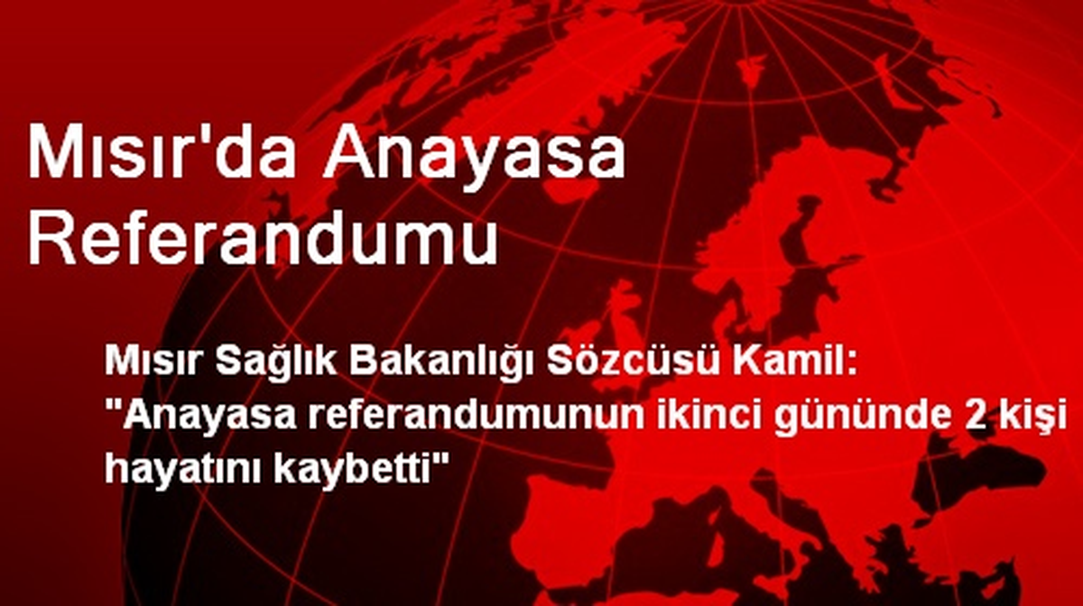 Mısır\'da Anayasa Referandumu