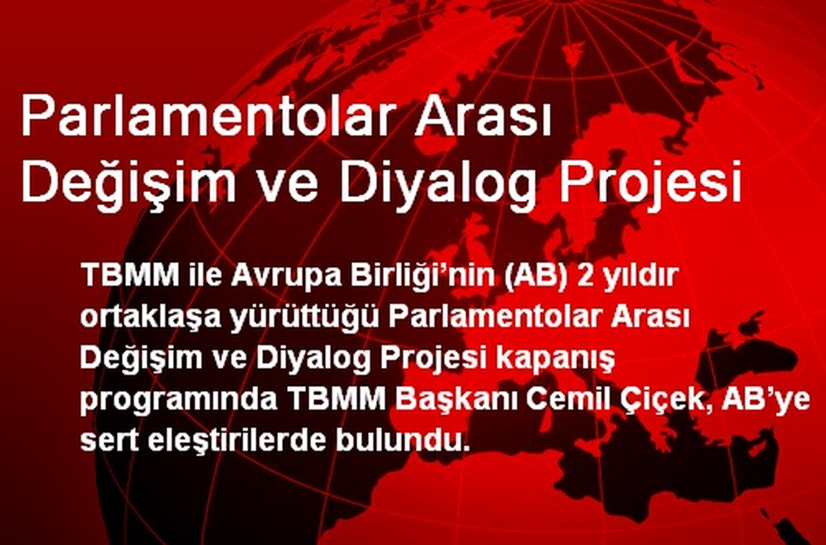 Parlamentolar Arası Değişim ve Diyalog Projesi