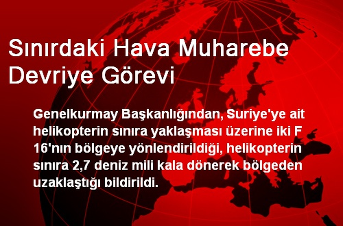 Sınırdaki Hava Muharebe Devriye Görevi