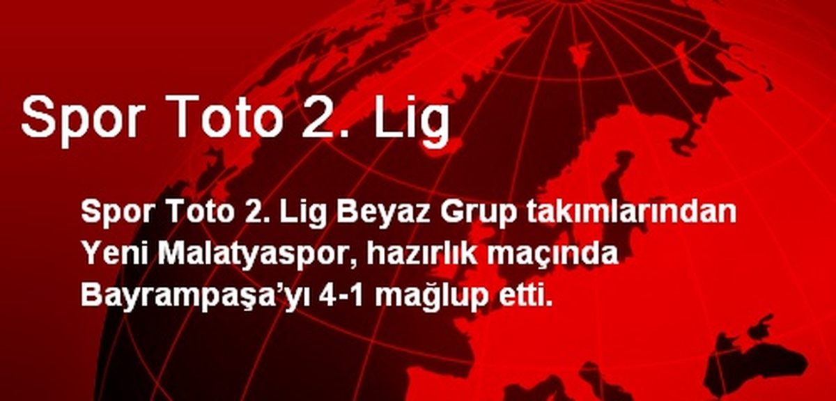 Spor Toto 2. Lig