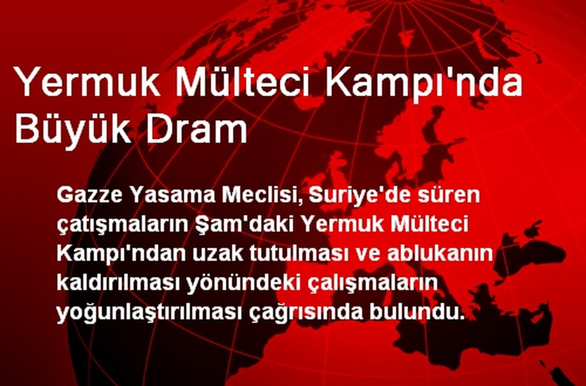 Yermuk Mülteci Kampı\'nda Büyük Dram