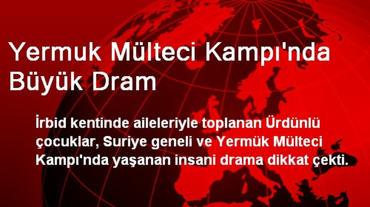 Yermuk Mülteci Kampı\'nda Büyük Dram
