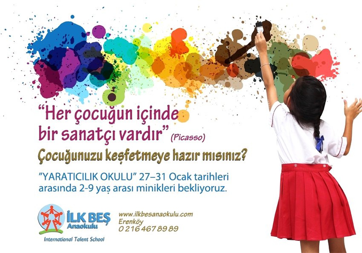 Yaratıcılık Okulu Yarıyıl Tatilinde Minikleri ve Anneleri Bekliyor!