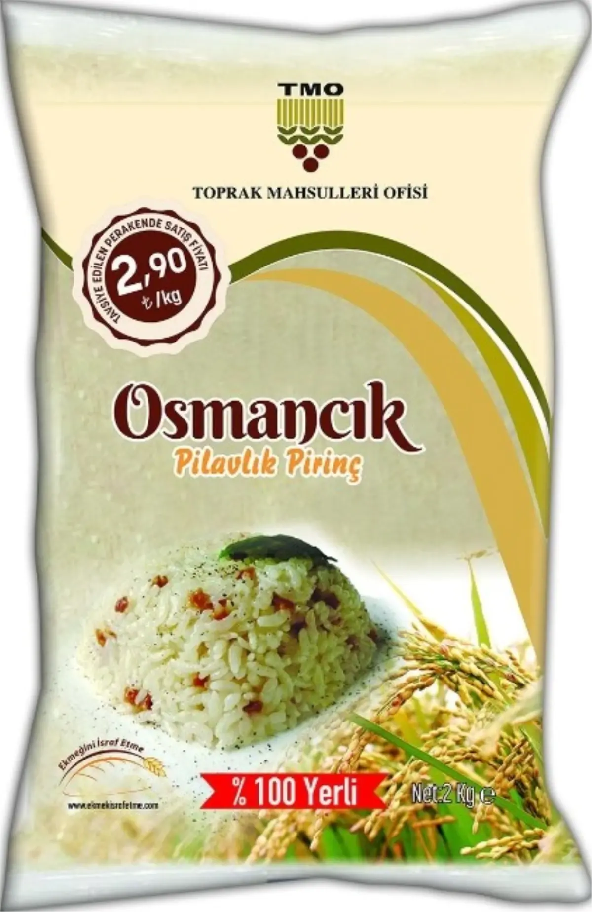 2.90 Liraya TMO Logolu Pirinç Marketlerde