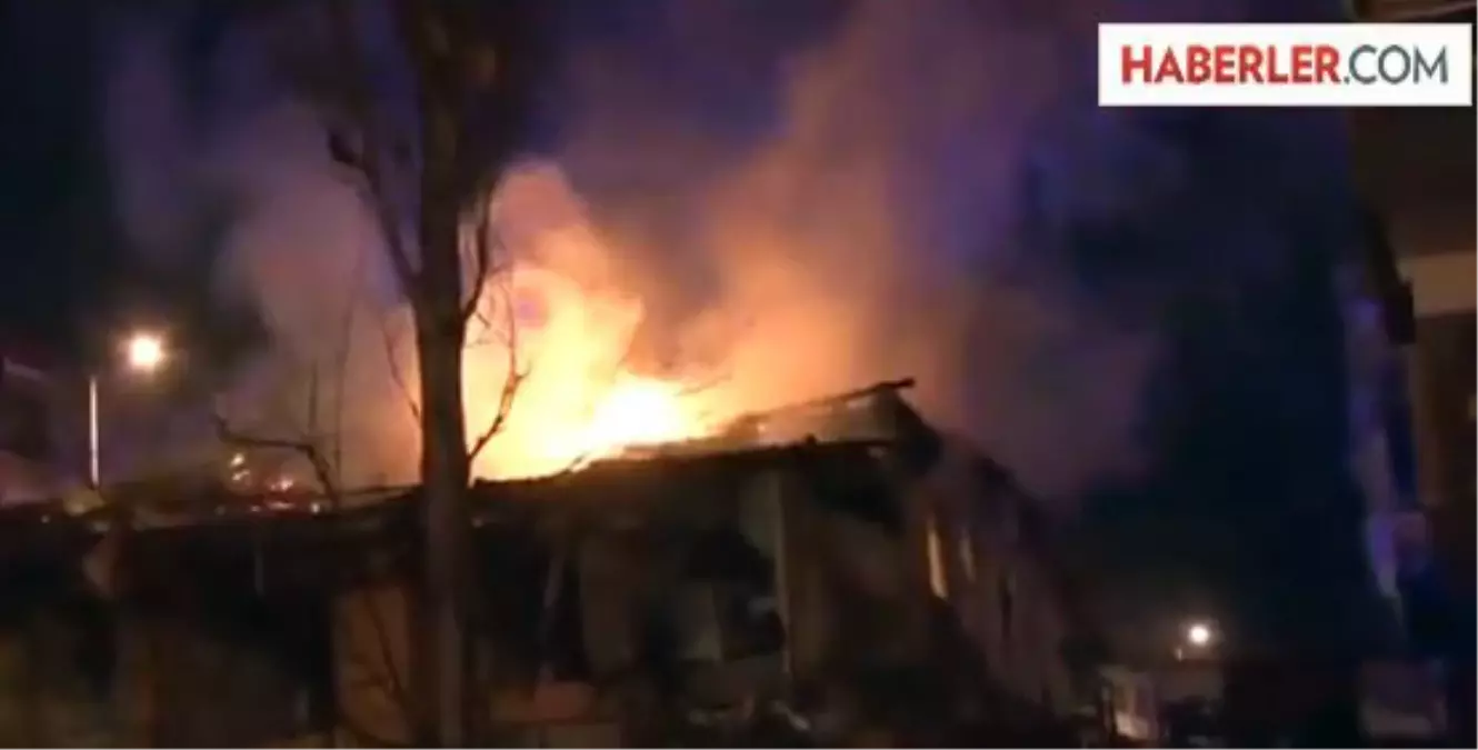 Ankara\'da Gecekondu Yangını