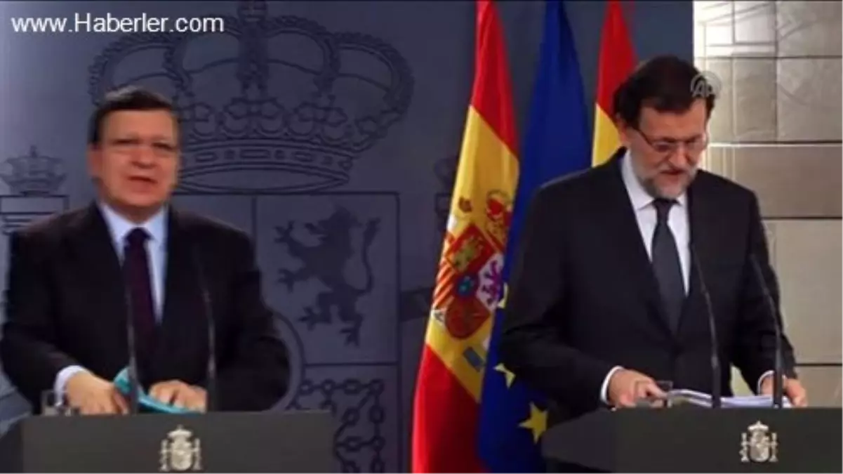 AB Komisyonu Başkanı Barroso, İspanya Başbakanı İle Görüştü