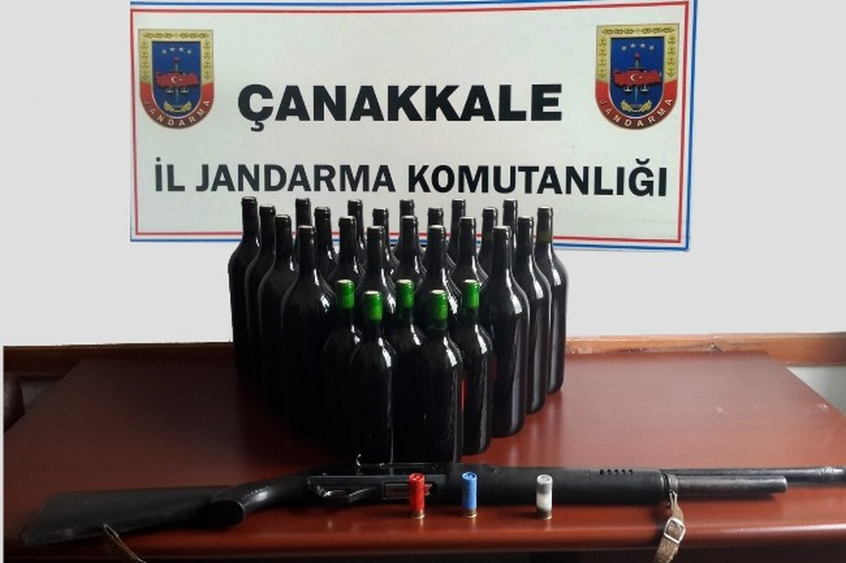 Çanakkale\'de Kaçak İçki Operasyonu