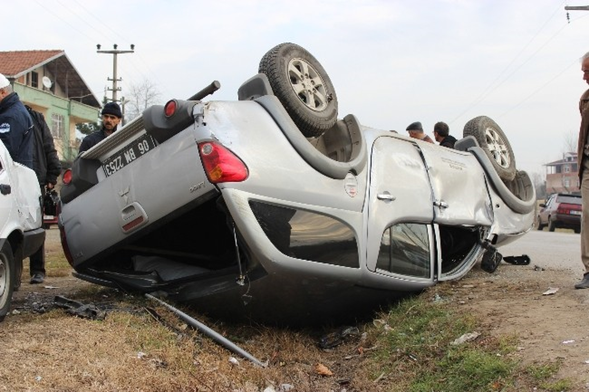 Çarşamba\'da Trafik Kazası