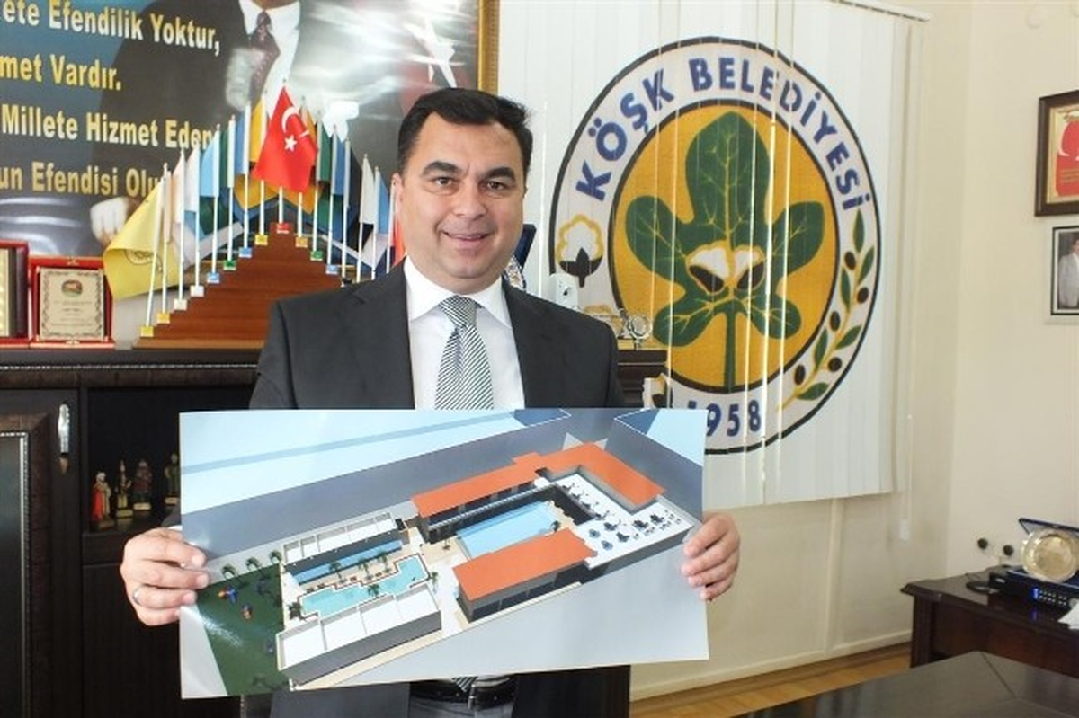 Köşk Belediye Sosyal Tesisi ve Avm Projesi Hızla Yükseliyor