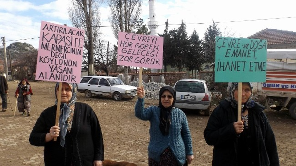 Köylüler Maden Ocağı İçin Ayaklandı, Cami Minaresinden Eylem Çağrısı Yapıldı