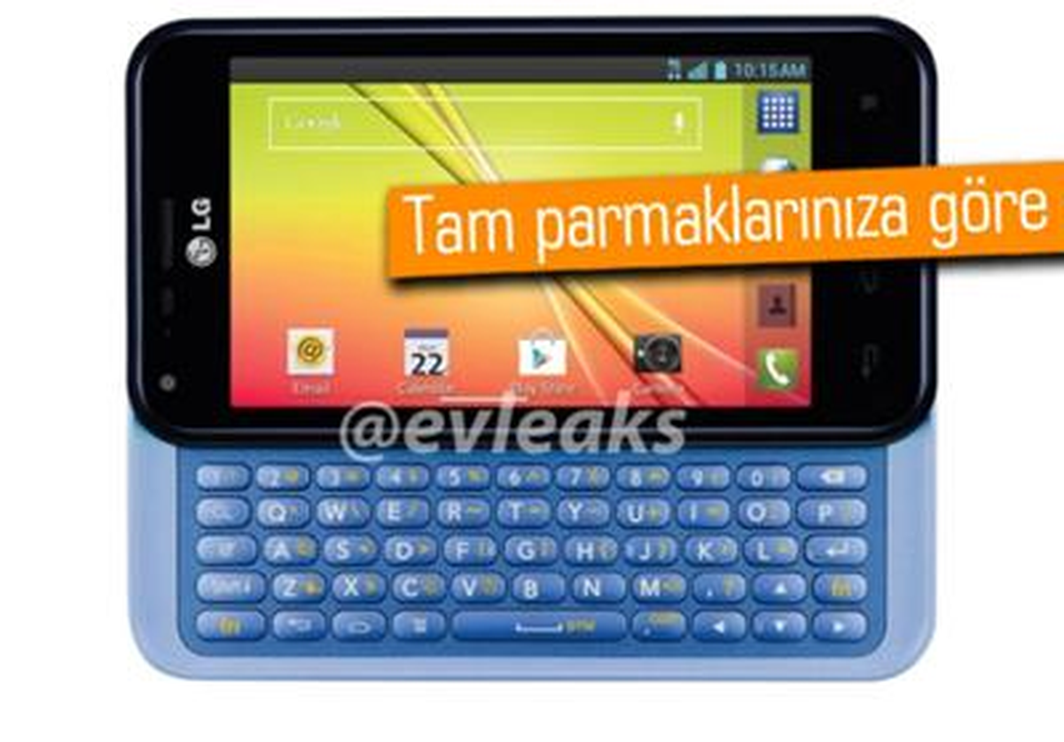 Lg\'den Fiziksel Klavyeli Android Telefon
