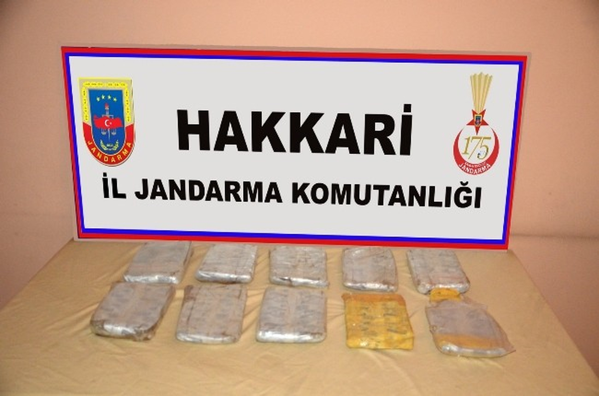 Menfezin Altında 10 Kilo Uyuşturucu Ele Geçirildi