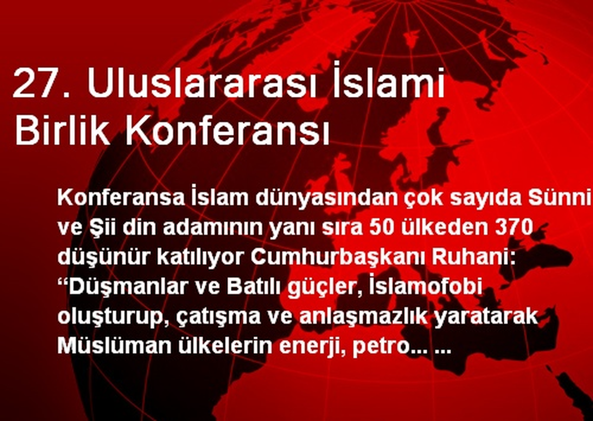 27. Uluslararası İslami Birlik Konferansı