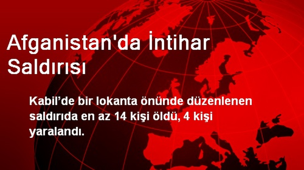 Afganistan\'da İntihar Saldırısı