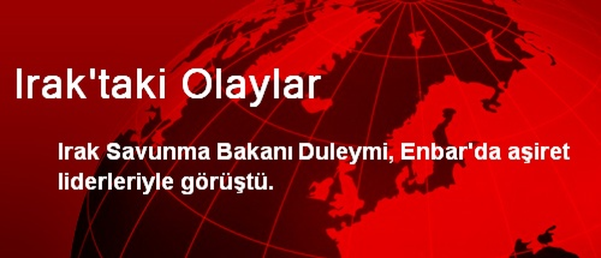 Irak\'taki Olaylar