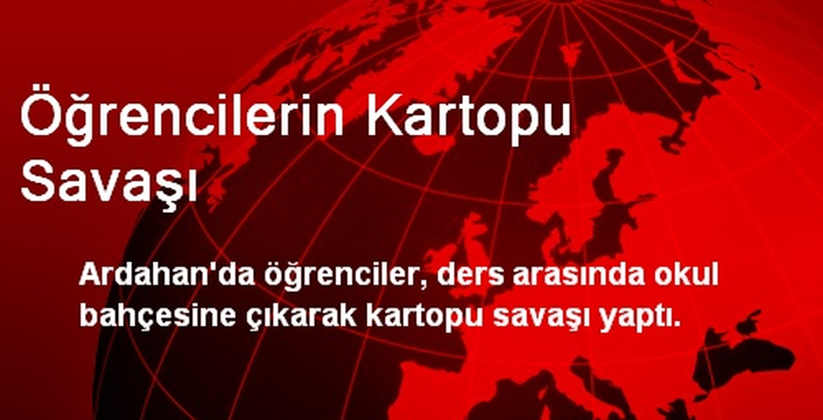 Öğrencilerin Kartopu Savaşı
