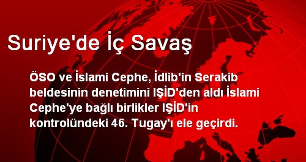Suriye\'de İç Savaş