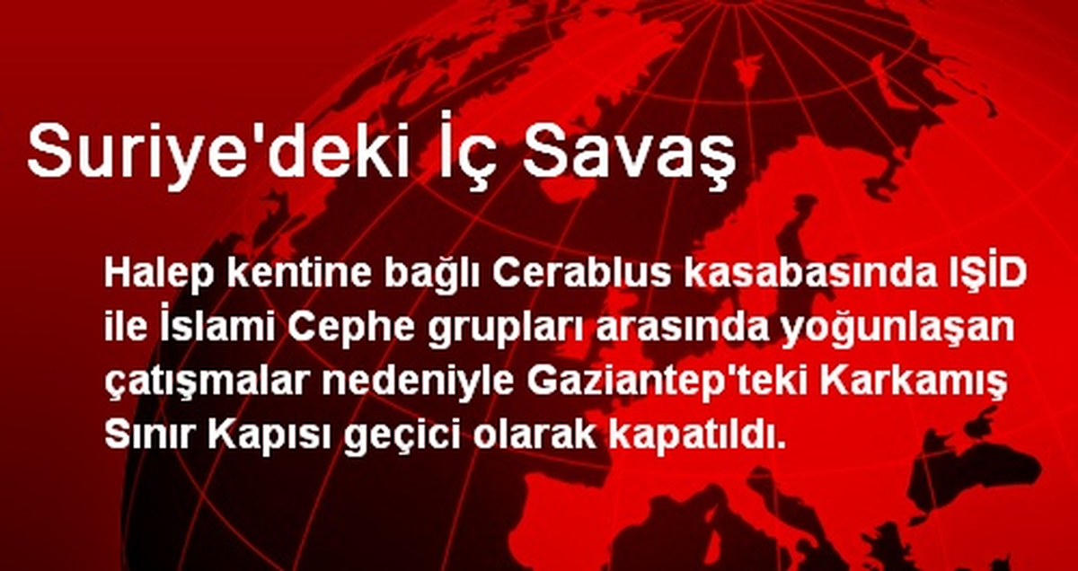 Suriye\'deki İç Savaş