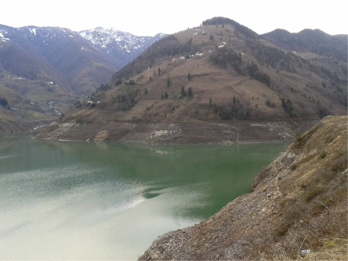 Trabzon\'un İçme Suyu İhtiyacının Karşılayan Atasu Barajı\'nın Doluluk Oranında Düşüş