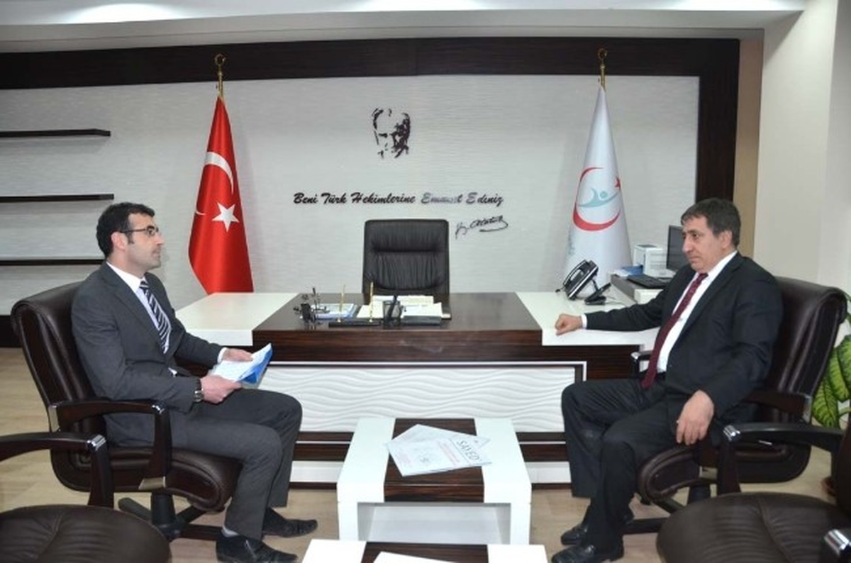 Vali Küçük, Kamu Hastaneleri Genel Sekreterliğini Ziyaret Etti